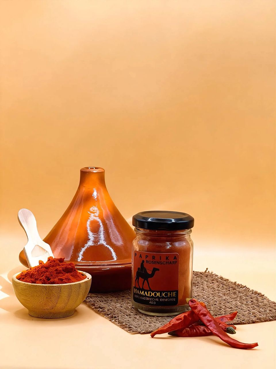 Algerischer Paprika rosenscharf