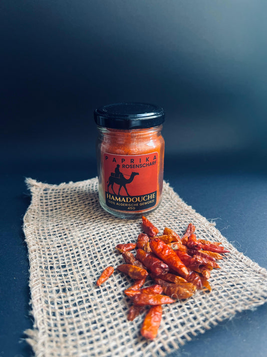 Algerischer Paprika rosenscharf
